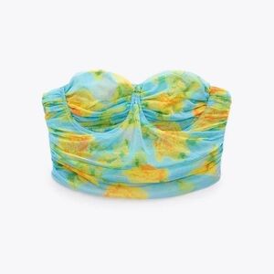 Zara mesh corset/top